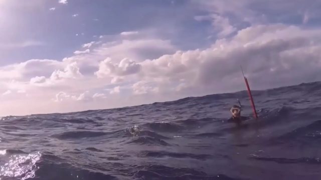 deep sea diver video film creation